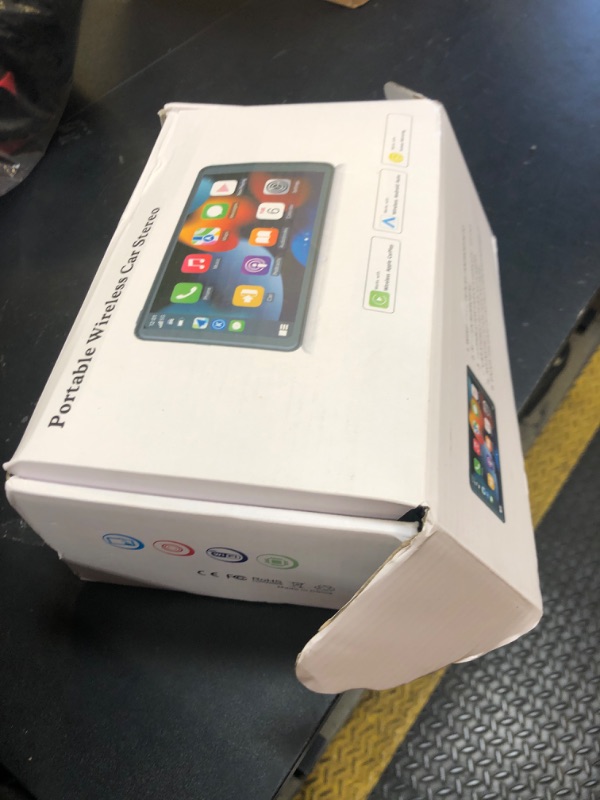 Photo 1 of Wireless Carplay Screen for Car 7" HD Portable Car Stereo Touchscreen with Apple CarPlay and Android Auto with Mirror Link/Backup Camera/Bluetooth/GPS Navigation/AUX for All Vehicles