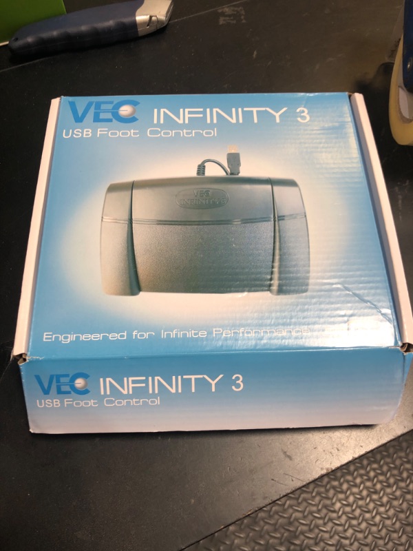Photo 1 of Executive Communication Systems Infinity 3 USB Foot Pedal Control with Computer Plug In, one unit