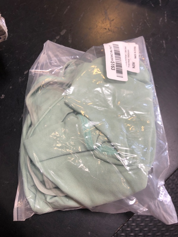Photo 1 of MOOSLOVER Women Strappy Backless Jumpsuits Tummy Control Bodycon Yoga Romper One Piece Workout Jumpsuit Shorts(M,#1 Mint Green)