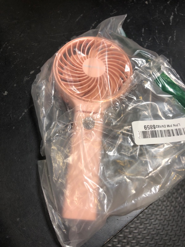 Photo 1 of SWEETFULL Handheld Fan, Portable Fan, 5000mAh Rechargeable Battery, 6 Speed Wind, LED Display, Personal Mini Travel Fan with Backup Power, Hand Held Fan USB Foldable Electric Fan for Women Girl