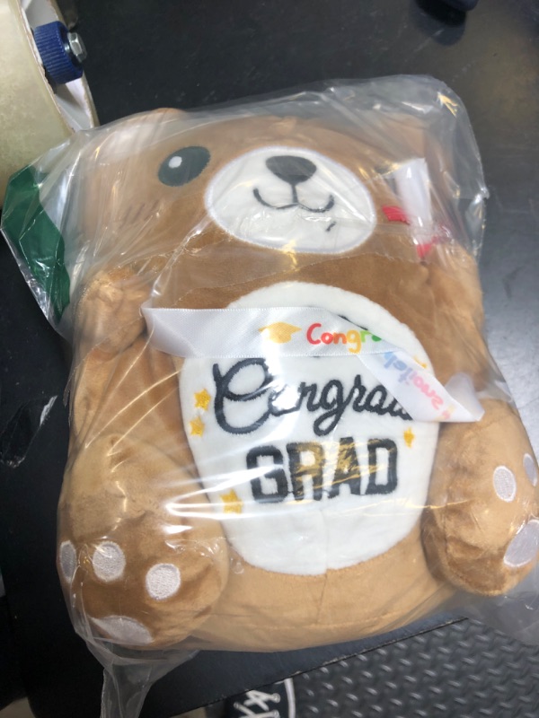 Photo 1 of Blueweenly Preschool Graduation Plush 9.84 Inch Graduation Stuffed Animal with Cap Diploma Sash Kindergarten Plushie Pillow Toy Congratulations Grad Gifts for Boys Girls Kids(Bear)