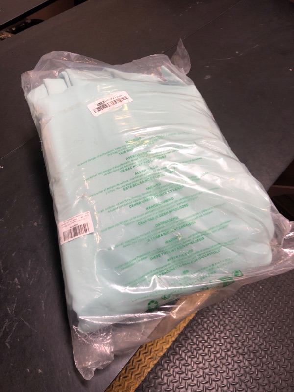 Photo 1 of NICETOWN Aqua Blue 100% Blackout Curtain Set, Thermal Insulated & Energy Efficiency Window Draperies for Guest Room, Full Shading Panels for Shift Worker and Light Sleepers, 52W x 102L, 2 PCs