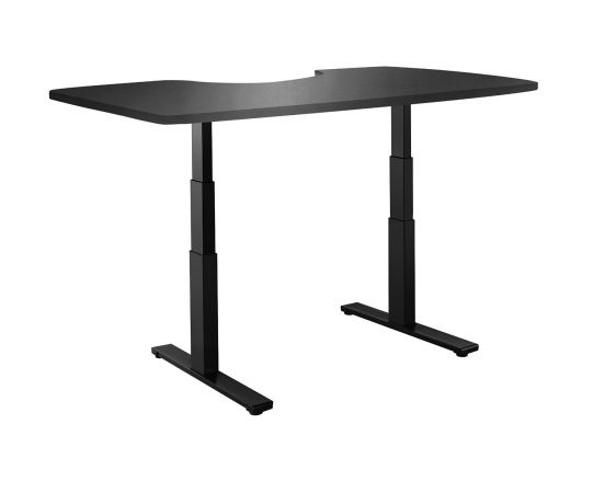 Photo 1 of Autonomous SmartDesk Height-Adjustable Standing Desk with Dual Motor, DIY Black Frame (Table Top Not Included) (A2)
