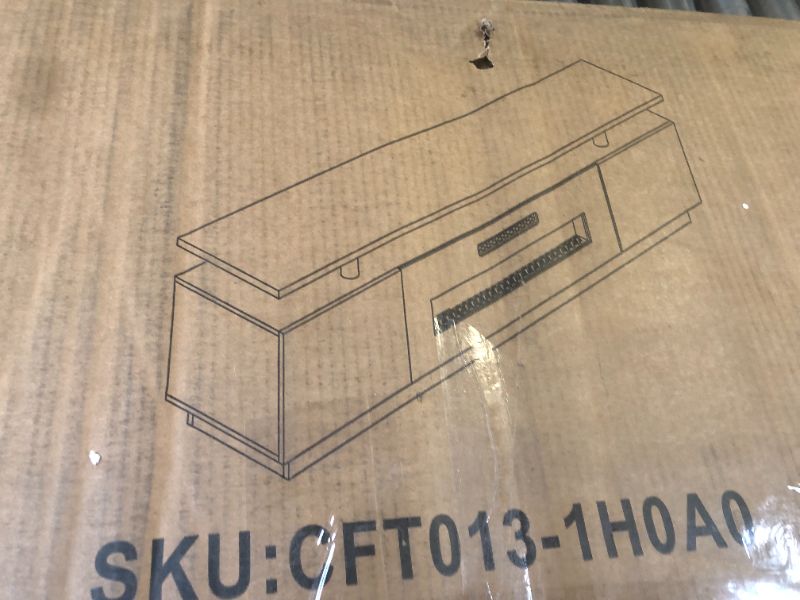 Photo 1 of -BOX 1 OF 2 ONLY- tv console 