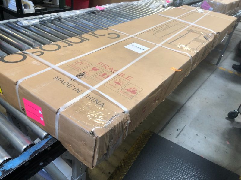 Photo 1 of -FACTORY SEALED- Sunrosa Corner Shower Enclosure 34" x 34" x 76", Tempered Glass 1/4 in. Double Sliding Shower Door, Corner Shower Door Brushed Gold