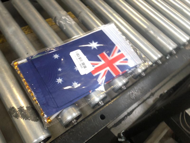 Photo 1 of 25 Pack Hand Held Small Mini Flag Australia Flag Australian Stick Flag Round Top National Country Flags,Party Decorations Supplies For Parades,World Cup,Festival Events,International Festival