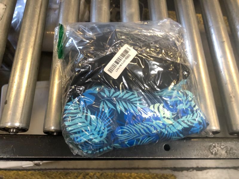 Photo 1 of Talisea Womens Tankini Bathing Suits with Skirt Two Piece Tummy Control Swimsuits Ladies Swimwear Blue Leaf 18W