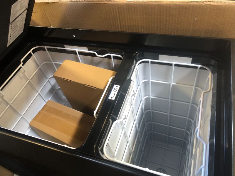 Photo 1 of BougeRV 12V Refrigerator Dual-Zone, 12v Fridge Dual-System Electric Cooler Aspen 50 Pro, Battery Powered Fridge, Quick Freeze to -4 °F with IceDrive,50L (53QT)(Battery not included)

