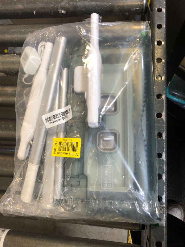 Photo 1 of BLACK+DECKER 50 Minute Lithium Floor Sweeper, Multi-Surface Use, Charger Included (HFS115J10)