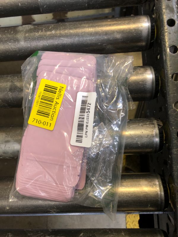 Photo 1 of 100 Pack Resealable Packaging Bags for Small Business Double-Sided Color Smell Proof Bags for Food Storage Flat Bags (Pink, 2.7" x 3.8")