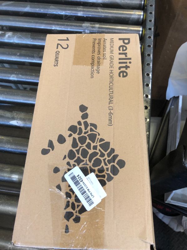 Photo 1 of 12QT Perlite for Plants, 3-6mm Horticultural Medium pearlight for Indoor & Outdoor, perilite Bulk Soil Amendment for Enhanced Drainage and Growth…