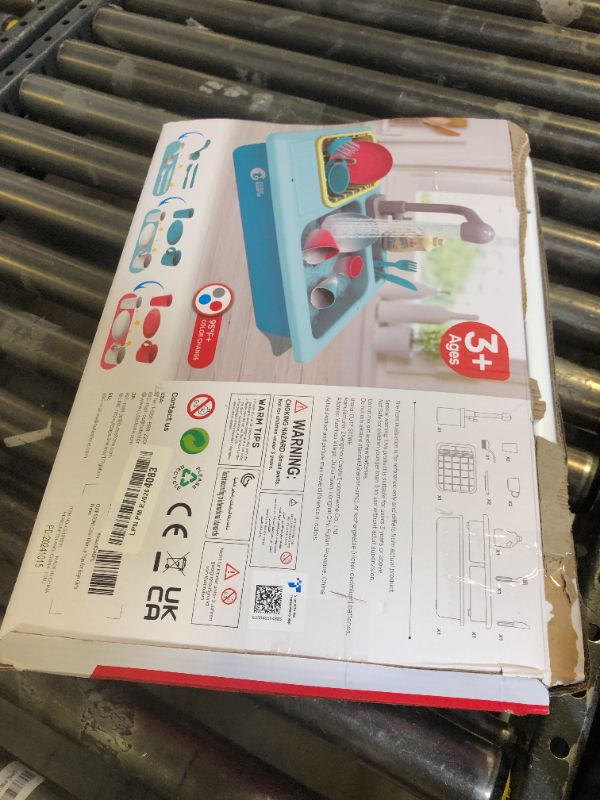 Photo 1 of CUTE STONE Color Changing Kitchen Sink Toys, Children Electric Dishwasher Playing Toy with Running Water, Upgraded Faucet, Automatic Water Cycle System Play House Pretend Role Play Toys for Boys Girls