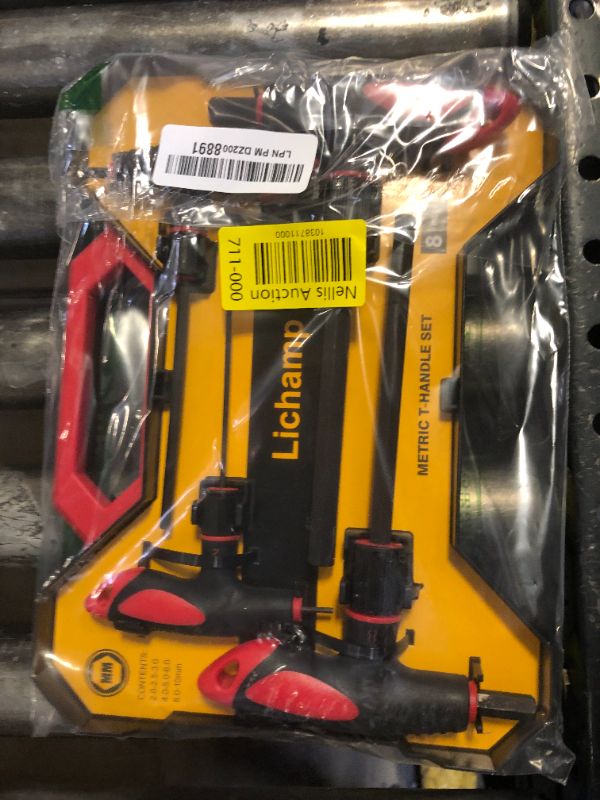 Photo 1 of Lichamp T Handle Allen Wrench Set Metric, 8 Piece Heavy Duty Standard Long Tee Handle Allen Hex Key Set, 2-10mm