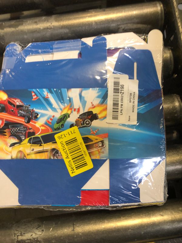 Photo 1 of 12Pcs Race Car Party Treat Boxes Hot Car Gift Box Birthday Supplies Wheels Wild Goodie Gift Boxes Race Cars Favor Box for Kid Boy Wheels Cars Birthday Baby Shower Game Party Decoration