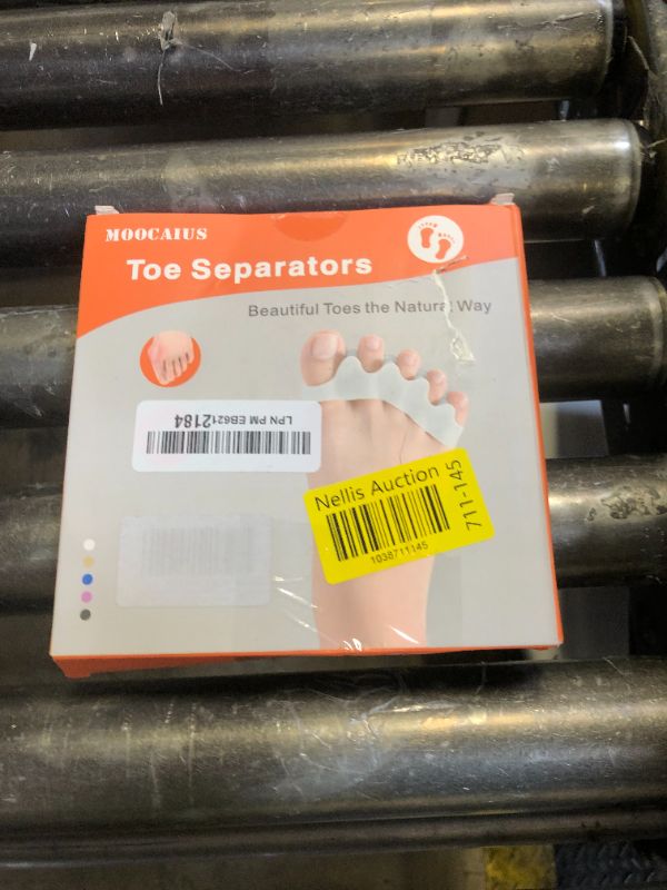 Photo 1 of Toe Separators, 5 Pair Soft Gel Toe Spacers to Correct Bunions, Toe Stretcher for Therapeutic Relief from Plantar Fasciitis, Claw Toes,Hammer Toes, Foot Pain for Women & Men (5 in 1) (3color2)