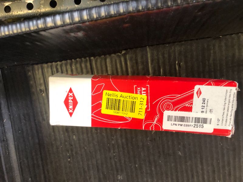 Photo 1 of Knipex 09 12 240 9.5-Inch Ultra-High Leverage Lineman's Pliers with Fish Tape Puller and Crimper