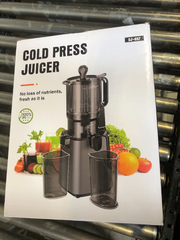 Photo 1 of Juicer Machines with 5.8" Extra Large Feed Chute, Cold Press Juicer For Whole Vegetables and Fruits, 400W Professional Slow Masticating juicer Easy to Clean for Batch Juicing Mothers Day Gifts for Mom