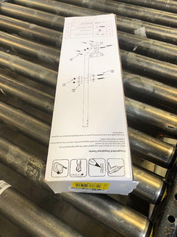 Photo 1 of PIBIDI Adjustable Attic/Outdoor Antenna & Weather Station Mounting Pole Universal Mount Brackets - Easy Installation, Solid Structure, Weather Proof (1 1/4" Diameter, 33 1/4" Arm Length)