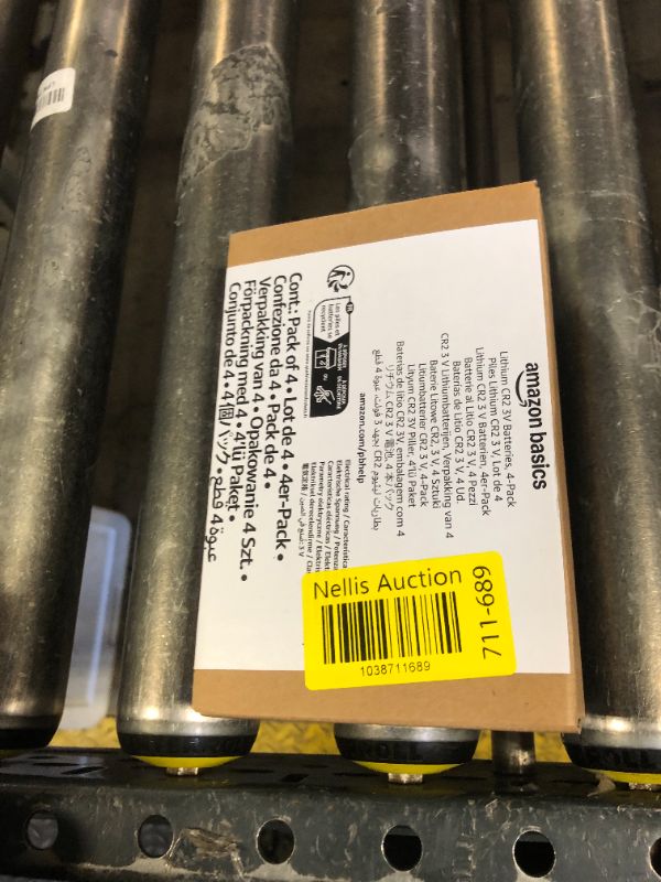 Photo 1 of Amazon Basics CR2 Lithium Batteries, 3 Volt, Long Lasting Power, Low Self-Discharge Rate Pack of 4