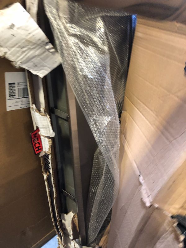 Photo 1 of VIZ-PRO Quick Mount Steel Security Door with Frame and Hardware, Gray Right Side-Hinged Inward, 36" Door Slab