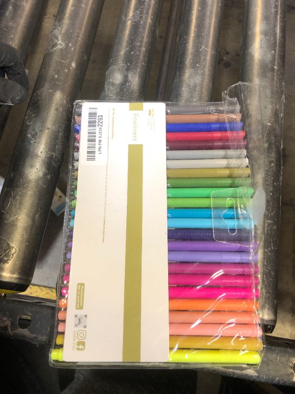 Photo 1 of Mr. Pen- Fineliner Pens Colored, 24 Pack, Ergonomic Triangular Colorful Barrels, 0.4mm Fine Liner Pens