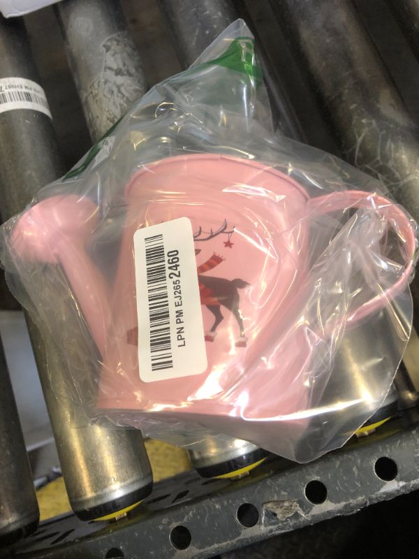 Photo 1 of SunnyTong Watering Can Indoor Outdoor Galvanized Steel Watering Cans for House Plants Long Spout Water Can for Succulent Bonsai Garden Flower (Small Pink)