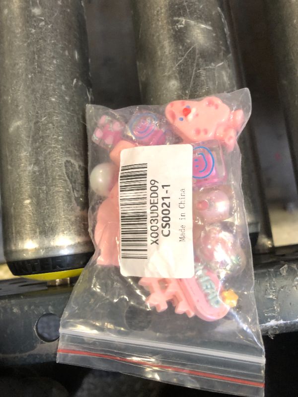 Photo 1 of Niziky 100g Large Assorted Acrylic Beads for Crafts, 20mm Pink AB Color Butterfly Flower Heart Star Square Round Shape Loose Beads, Acrylic Beads for Keychain Makin Phone Charms DIY Crafts