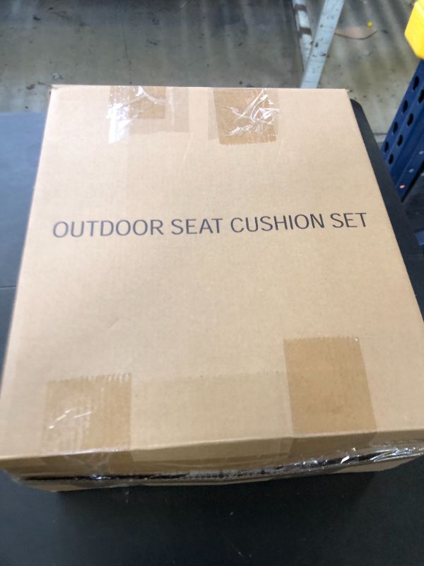Photo 1 of downluxe Waterproof Outdoor Chair Cushions 22x22, Outdoor Cushions for Patio Furniture with Removable Cover, Outdoor Deep Seat Patio Cushion Set with Backrest for Sofa, Couch and Patio Chairs, Navy