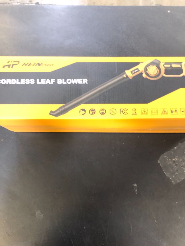 Photo 1 of HEINPRO Cordless Leaf Blower Compatible with Dewalt 20V Max Battery (Battery not Included), Up to 200MPH Small Electric Leaf Blower, 3 Speeds Mode, Battery Powered Mini Leaf Blowers for Patio