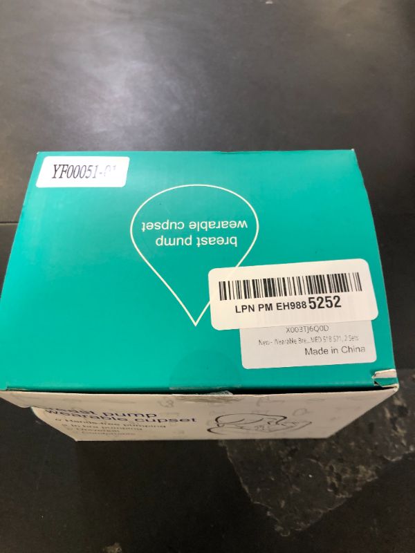 Photo 1 of Wearable Breast Pump Accessories, Replacement Pump Parts Flange 24mm, Duckbill Valve, Silicone Diaphragm, Milk Collector Cup Compatible with MOMMED S18 S21, 2 Sets
