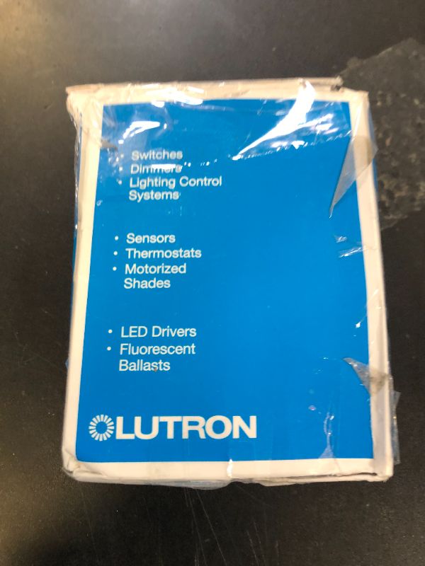 Photo 1 of Lutron Caseta 3 Way Smart Dimmer Switch Kit, w/ Wireless 3 way Pico Remote and Bracket, Light Switch for LED Lights, No Neutral Required, P-PKG1WB-WH