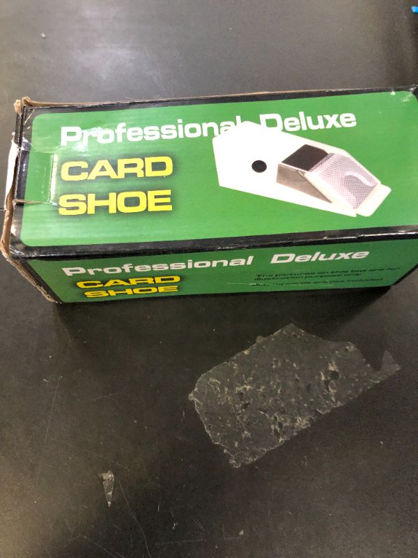Photo 1 of Blackjack Shoe 6 Deck,ANGGREK Blackjack Dealing Shoe Manual Playing Card Shuffler Playing Cards Poker Playing Board Game Tool Accessory Black Blackjack Shoe