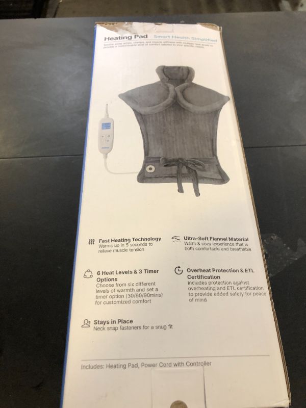 Photo 1 of Electric Heating Pad for Back Pain Relief, RENPHO Fathers Day Dad Gifts, Birthday Gifts for Women Men Mom, FSA HSA Eligible, Heat Pad for Neck and Shoulders, Fast Heating, 24"x33", ETL Certified