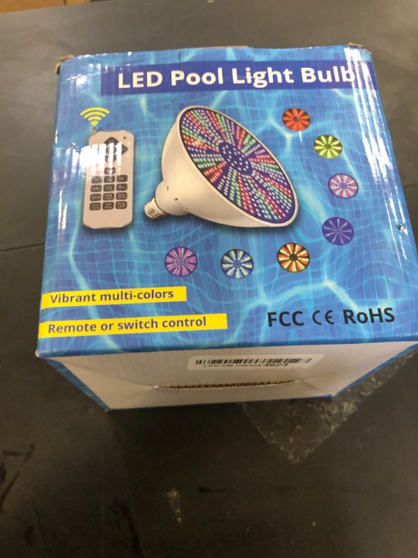 Photo 1 of Life-Bulb Color LED Pool Lights for Inground Pool, Pool Light Bulb, Fits Hayward & Pentair LED Pool Lighting & Other E26 Screw in Types, 120V RGB, 500W Equivalent, Lifetime Replacement Program
