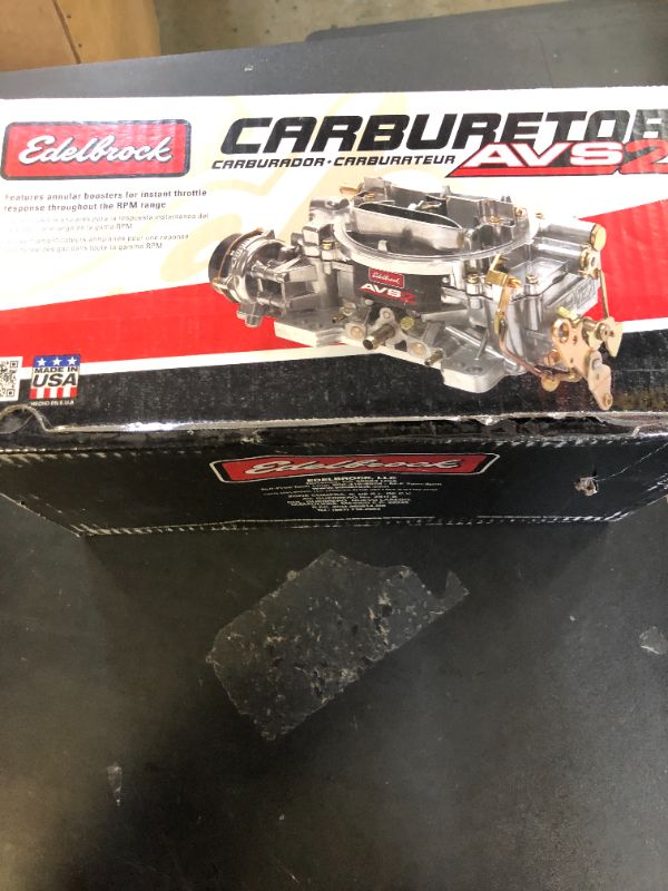 Photo 1 of Edelbrock 1906 AVS2 Carburetor 650 CFM With Electric Choke, Satin Finish