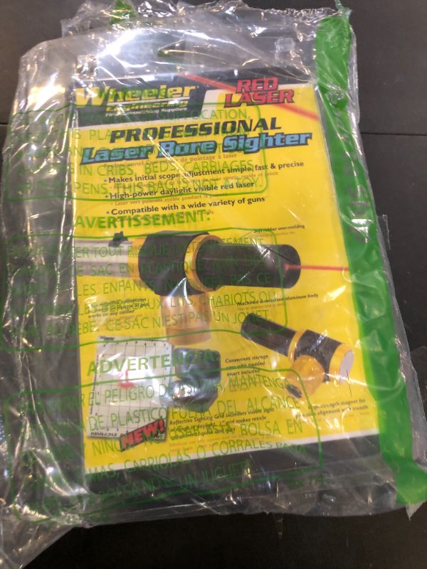 Photo 1 of Wheeler Professional Laser Bore Sighter with Magnetic Connection, Multiple Caliber Usage and Storage Case for Scope Mounting, Gunsmithing and Maintenance