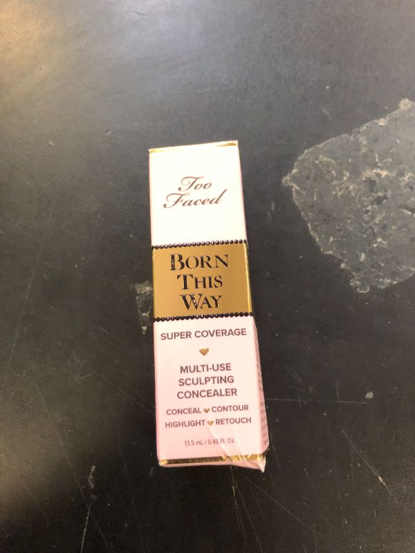 Photo 1 of Too Faced Born This Way Super Coverage Multi-Use Concealer | Full Coverage, Oil Free, Long Lasting + Hydrating, 0.45 Fl Oz Light Beige