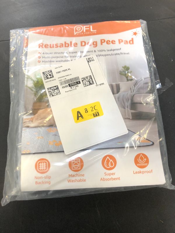 Photo 1 of Washable Pee Pads for Dogs, 2 Pack Reusable Puppy Pads with Cute Pattern, Super Absorbent Potty Pads for Dogs, Non-Slip and Waterproof Dog Mats for Floor, Whelping Box, Crate, Sofa, Car Seat, 18"x24"