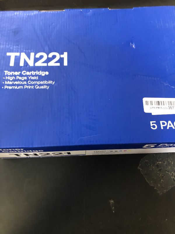 Photo 1 of TN221 TN225 Toner Cartridge High Yield Replacement for Brother TN 221 TN 225 Compatible with MFC-9130CW HL-3170CDW HL-3140CW HL-3180CDW MFC-9330CDW (2 Black, 1 Cyan, 1 Magenta, 1 Yellow, 5 Pack)
