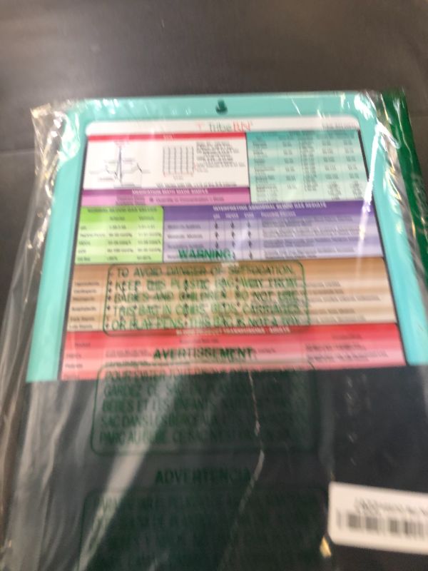 Photo 1 of Tribe RN Nursing Clipboard with Storage - Medical Clipboard Nursing Essentials for Nurses and Nursing Students School Supplies with Quick Access Reference Guide (Mint)