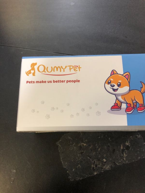 Photo 1 of QUMY Dog Shoes for Large Dogs, Medium Dog Boots & Paw Protectors for Winter Snowy Day, Summer Hot Pavement, Waterproof in Rainy Weather, Outdoor Walking, Indoor Hardfloors Anti Slip Sole Purple Size 7