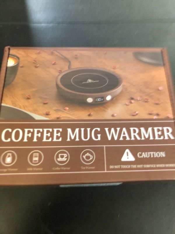 Photo 1 of SWEETFULL Mug Warmer - 36W Coffee Cup Warmer for Desk with 3-Temp Settings Display, 2-12H Timer, Candle Warmer Plate, Coffee Accessories for Women Men Mom Dad - Wood