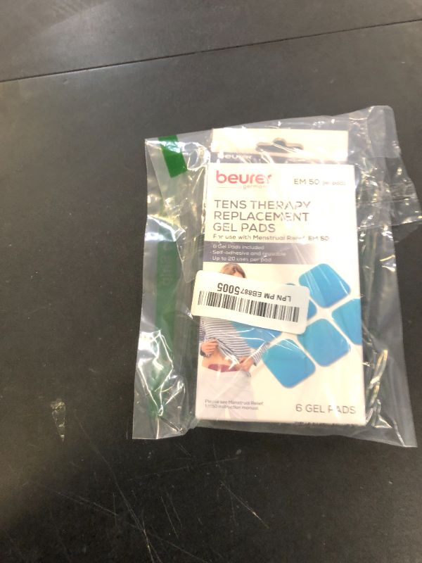Photo 1 of Beurer EM50RP Replacement Electrode Gel Pads for Beurer EM50 TENS Unit and Heating Pad