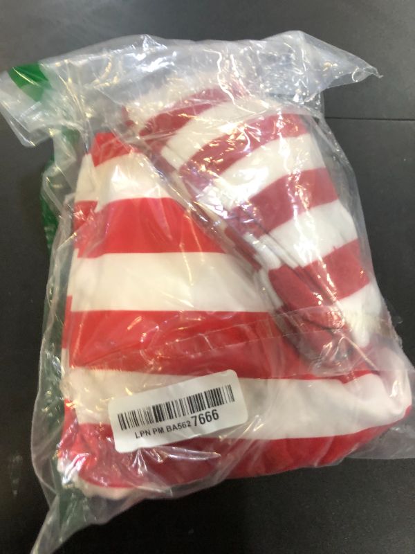 Photo 1 of Deboyar Adults Red and White Striped Shirt Halloween Costume Shirt Glasses and Hat Socks Suit (Red, Large)