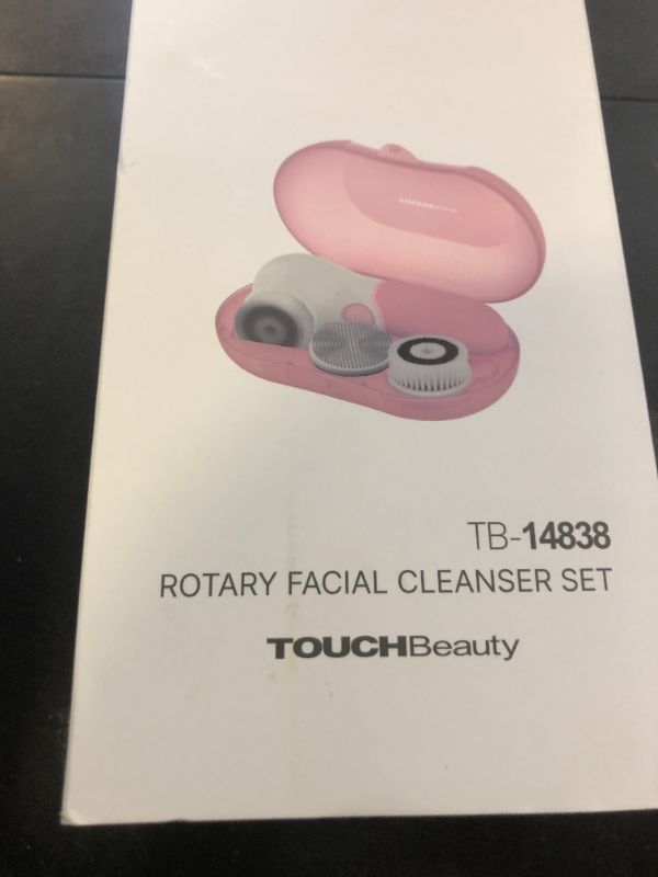 Photo 1 of TOUCHBeauty Spin Brush Face Cleanser with 3 Brush Heads for Deep Cleansing Exfoliation and Massaging