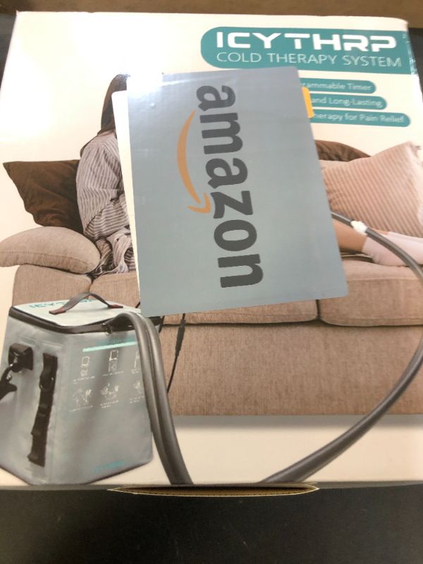 Photo 1 of ICYTHRP Cold Therapy Machine with Programmable Timer, Portable Ice Machine for Knee After Surgery, Knee Replacement Recovery System for Pain Relief w/Compression Pad for Shoulder, Hip and Ankle