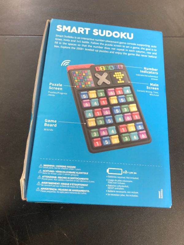 Photo 1 of GiiKER Smart Sudoku Puzzle Games, Original 2500 Challenges Sudoku for Kids, Brain Teaser Puzzle for Kids, Travel Games Birthday Gifts for Boys Girls, Easter Basket Stuffers Toys for All Ages