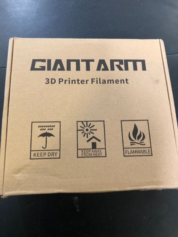 Photo 1 of GIANTARM TPU Filament 1.75mm Flexible Soft 3D Printer Consumables Black,95A 1kg Spool (2.2 lbs.), Dimensional Accuracy +/- 0.05 mm