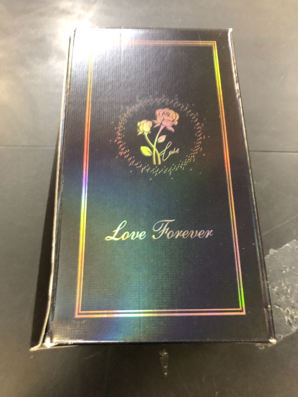Photo 1 of Beferr Galaxy Glass Rose Birthday Gifts for Women, Mothers Day Flowers for Mom Grandma, Eternal Crystal Roses for Her Wife Artificial Forever Preserved Flowers for Delivery Prime Rose in Dome, Pink
