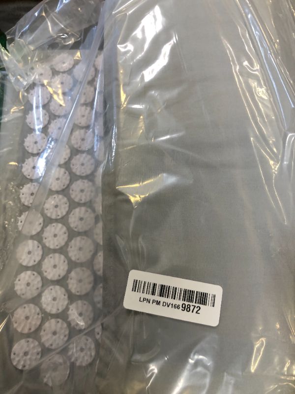 Photo 1 of ProsourceFit Acupressure Mat and Pillow Set for Back/Neck Pain Relief and Muscle Relaxation, Grey